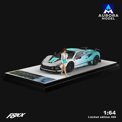 Aurora Model 1:64 F8 Tributo Mansory F8XX Pine Green Storm