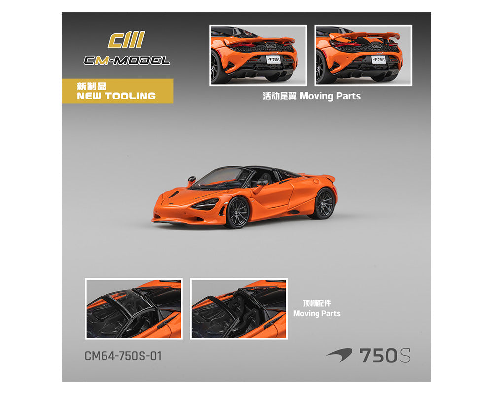 CM Model 1:64 McLaren 750S Spider – Orange