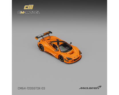 CM Model 1:64 Mclaren 720SGT3X – Papaya Orange