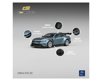 CM Model 1:64 Ford Mustang GTD - Indulgent Blue