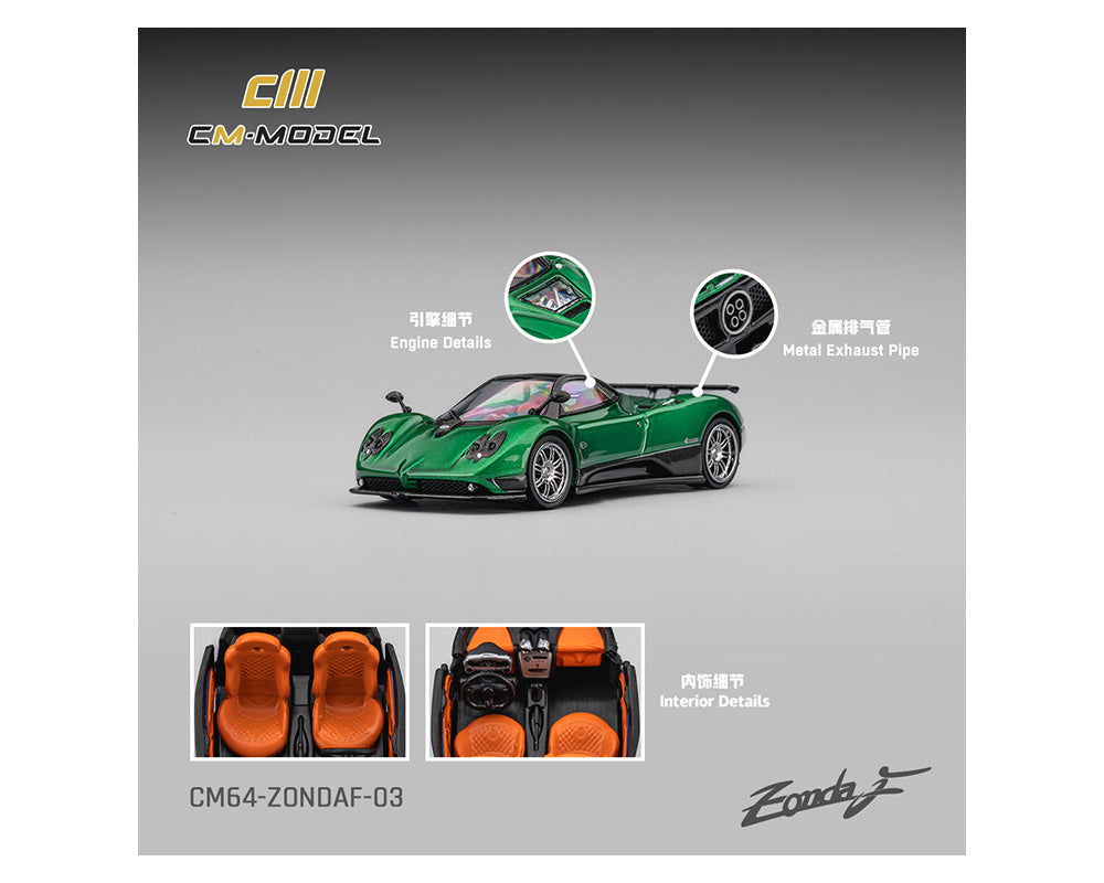 CM Model 1:64 Pagani Zonda F – Emerald Green