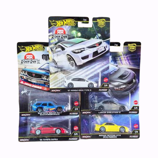 **Limit 1** Hot Wheels 1:64 Premium Car Culture 2025 M Assortment – Ronin Run *Set Of 5*