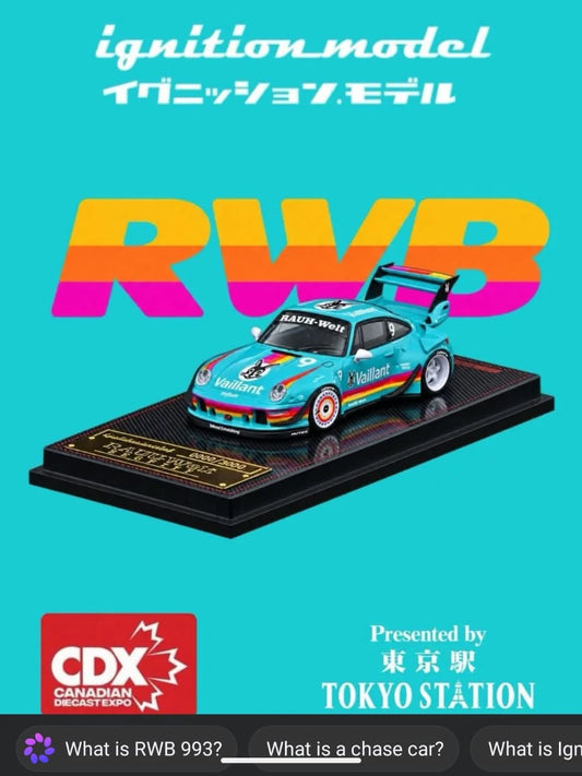 Ignition Model 1:64 Rauh-Welt Begriff RWB 993 Vaillant Teal - 2026 CDX Exclusive