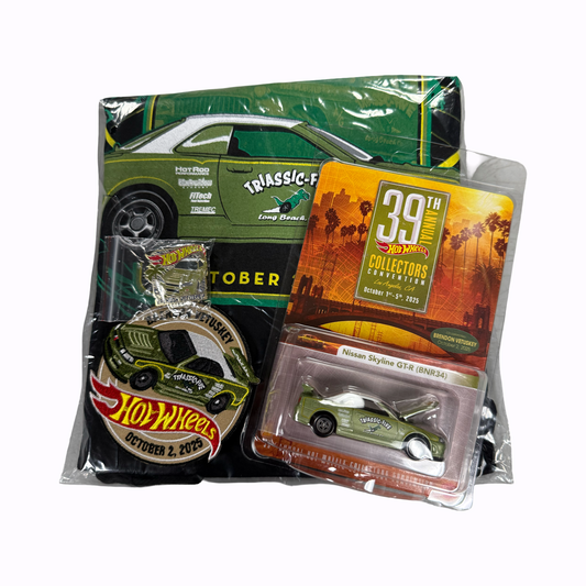 Hot Wheels 1:64 2025 39th Annual Collectors Convention Dinner Exclusive Nissan Skyline GT-R BNR34 *Stickered Full Set*