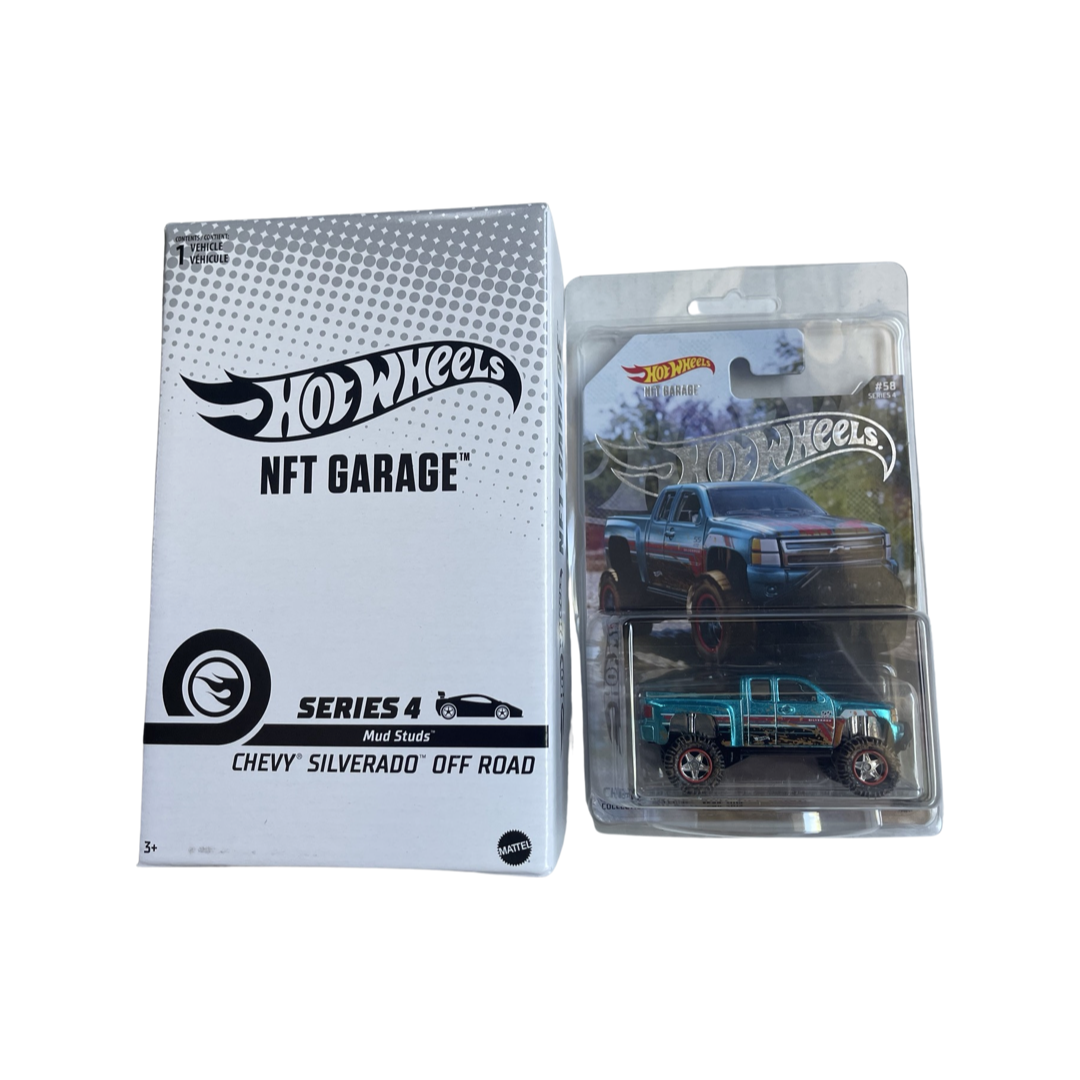 Hot Wheels 1:64 NFT Garage Series 4 - Chevy Silverado Off Road