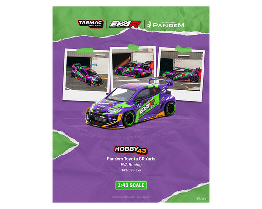 Tarmac Works 1:43 Pandem Toyota GR Yaris EVA Racing