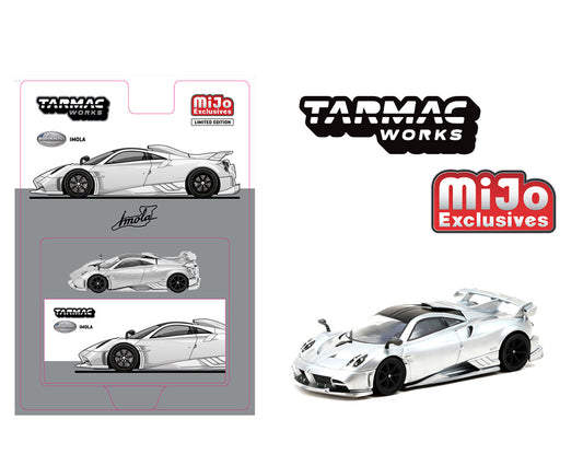Tarmac Works 1:64 Pagani Imola – Matte Silver