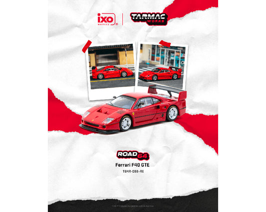 Tarmac Works 1:64 Ferrari F40 GTE – Red
