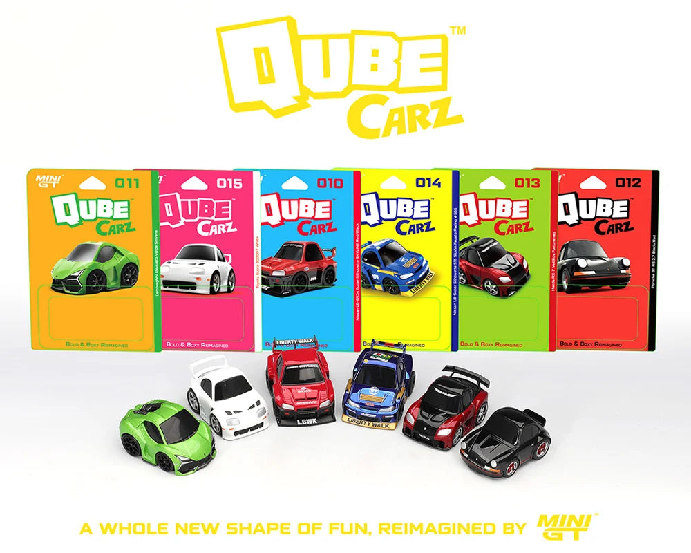 MiniGT QubeCarz Series 3 Assortment - Set Of 6