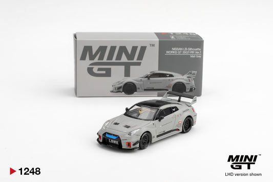 MiniGT 1:64 NISSAN LB-Silhouette WORKS GT 35GT-RR Ver.1 Matte Grey #1248