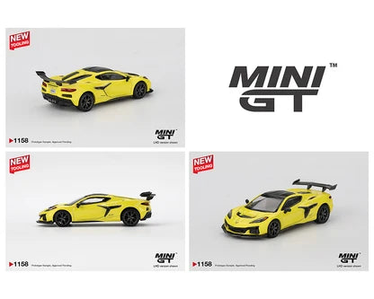 MiniGT 1:64 Chevrolet Corvette ZR1 - Accelerate Yellow #1158
