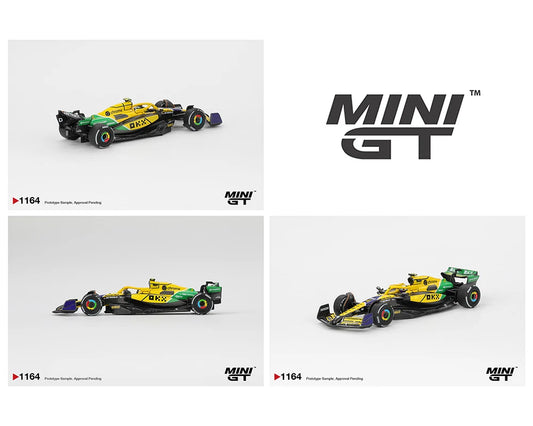 MiniGT 1:64 McLaren MCL38 #4 Lando Norris 2024 F1 Monaco GP #1164
