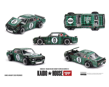 MiniGT X Kaido House 1:64 Nissan Skyline 2000GT-R (KPGC10) Cortez V1