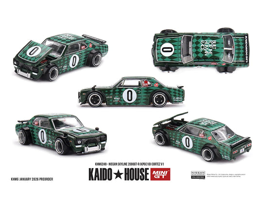 MiniGT X Kaido House 1:64 Nissan Skyline 2000GT-R (KPGC10) Cortez V1
