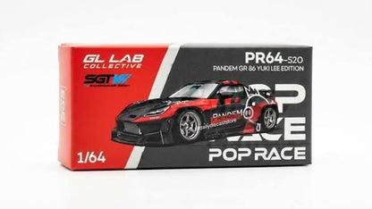 Pop Race X SGTVII 1:64 Pandem GR86 Yukii Lee Edition - GL LAB 10th Anniversary