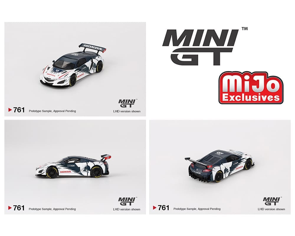 MiniGT 1:64 Honda NSX GT3 EVO AlphaTauri Yuki Tsunoda 2023 Red Bull Formula Nurburgring – MiJo Exclusive – MiJo Exclusive #761