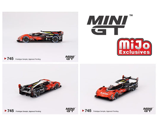 MiniGT 1:64 Cadillac V-Series.R #31 Whelen Engineering Cadillac Racing 2023 IMSA Sebring 12 Hrs Winner- Mijo Exclusive #745