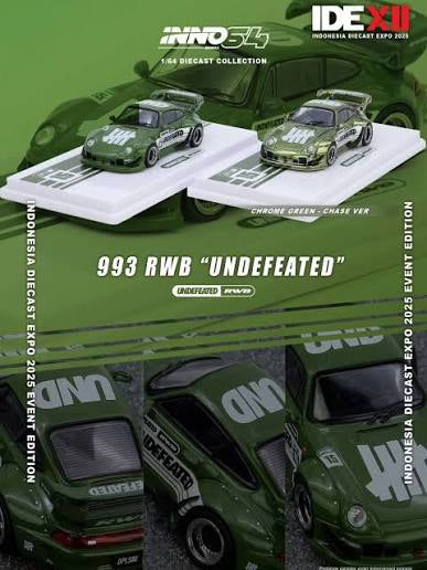 Inno64 1:64 RWB 964 “Undefeated” Green - 2025 IDE Expo Exclusive