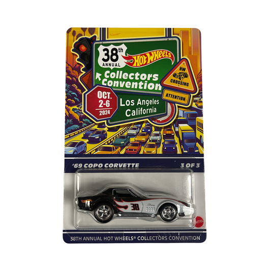 Hot Wheels 1:64 2024 LA Convention Finale Car - ‘69 Copo Corvette