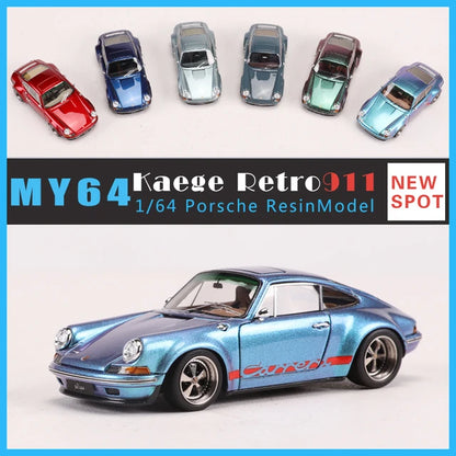 My64 1:64 Porsche Kaege Retro Classic 911 - Resin Model - 6 Styles