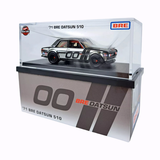 Hot Wheels 1:64 2023 RLC Red Line Club BRE Datsun 510 - Black