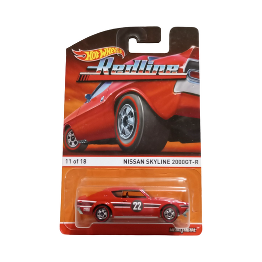 Hot Wheels 1:64 2015 Heritage Redline Nissan Skyline 2000GT-R