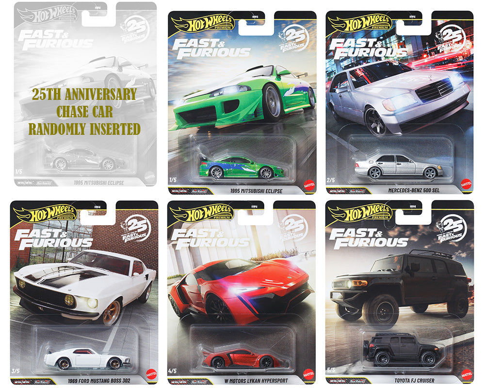 **LIMIT 1** Hot Wheels 1:64 2026 Fast & Furious 25th Anniversary Premium N Assortment *SEALED CASE* Read Description