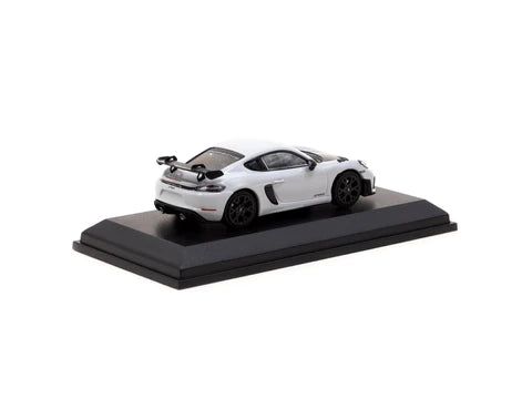 MiniChamps X Tarmac Works 1:64 Porsche Cayman GT4 RS Grigiocam Povolo - Collab64