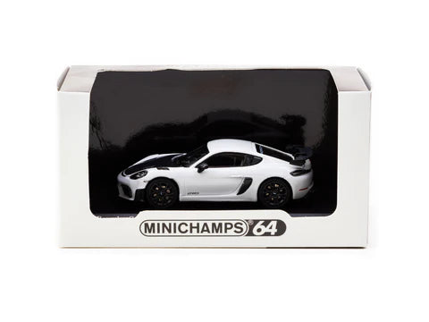 MiniChamps X Tarmac Works 1:64 Porsche Cayman GT4 RS Grigiocam Povolo - Collab64