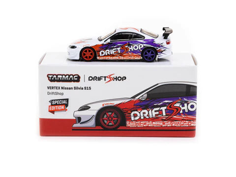 Tarmac Works 1:64 VERTEX Nissan Silvia S15 DriftShop European Drift Championship - Driftshop Special Edition - Global64