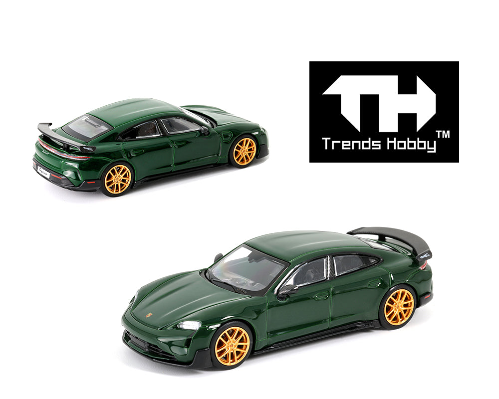 Trends Hobby 1:64 Porsche Taycan Turbo GT – Green