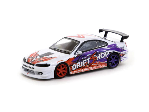 Tarmac Works 1:64 VERTEX Nissan Silvia S15 DriftShop European Drift Championship - Driftshop Special Edition - Global64