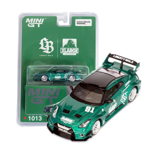 *Limit 1* MiniGT 1:64 Nissan GT-R R35 LBWK Silhouette Liberty Walk XLARGE Exclusive #1013