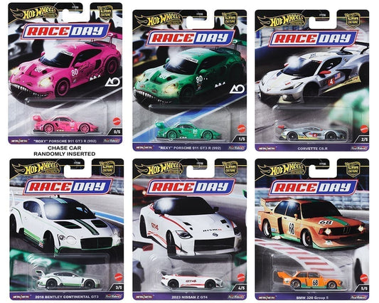 Hot Wheels 1:64 2024 Premium Car Culture Race Day - Set Or Case