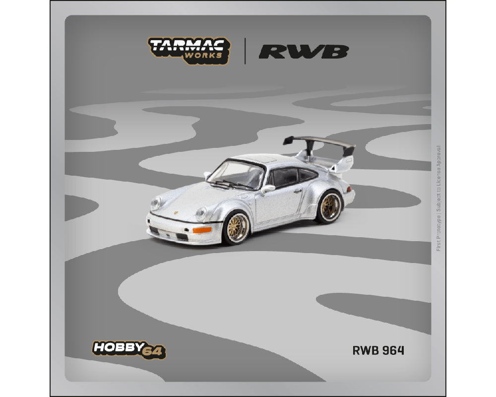 Tarmac Works 1:64 RWB 964 – Silver – Hobby64