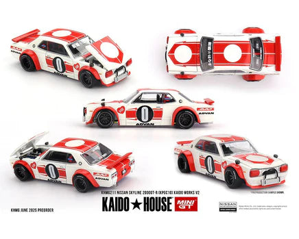 MiniGT x Kaido House 1:64 Nissan Skyline 2000 GT-R Kaido Works V2
