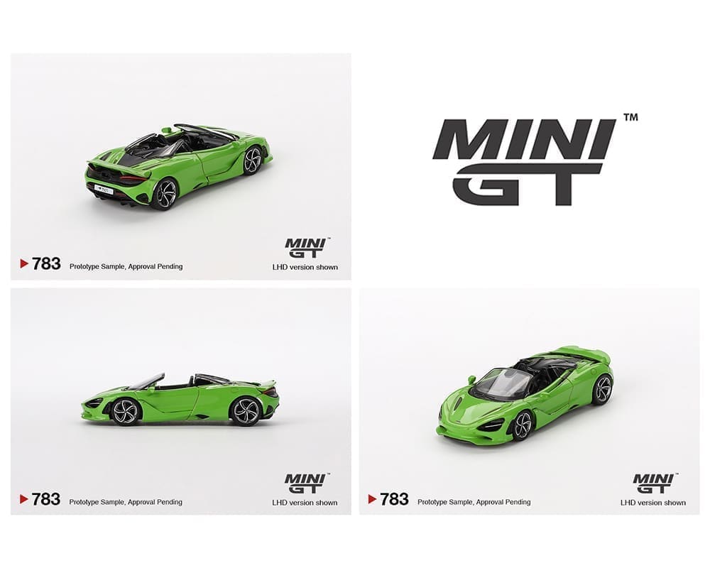 MiniGT 1:64 McLaren 750S Spider – Mantis Green #783