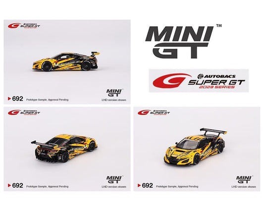 MiniGT 1:64 Japan Exclusive - Honda NSX GT3 EVO22 #18 “Upgarage NSX GT3” Team Upgarage 2023 Super GT Series #692