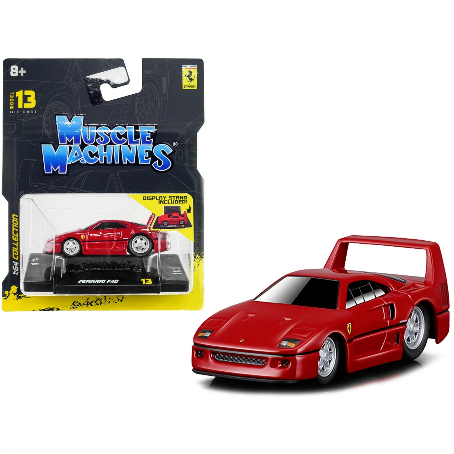 Muscle Machines 1:64 Ferrari F40 Red