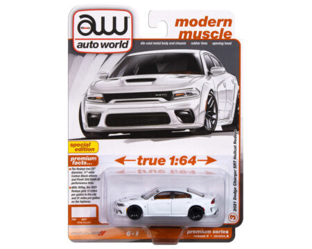 Auto World 1:64 2021 Dodge Charger SRT Hellcat Redeye – White – Special Edition