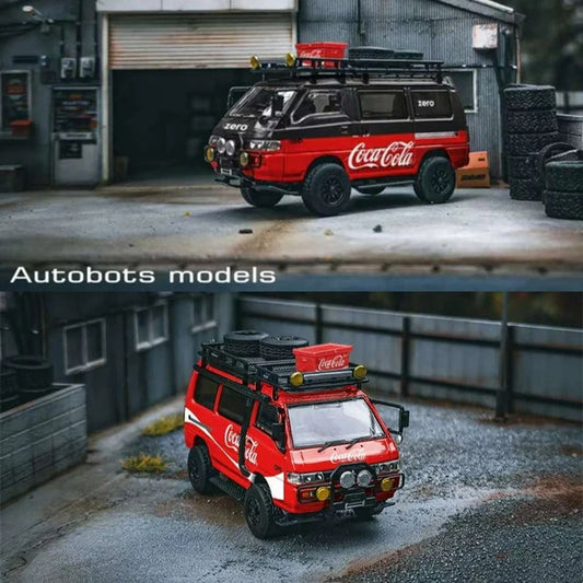 Autobots Models 1:64 Delica Star Wagon 4x4 - Coca Cola