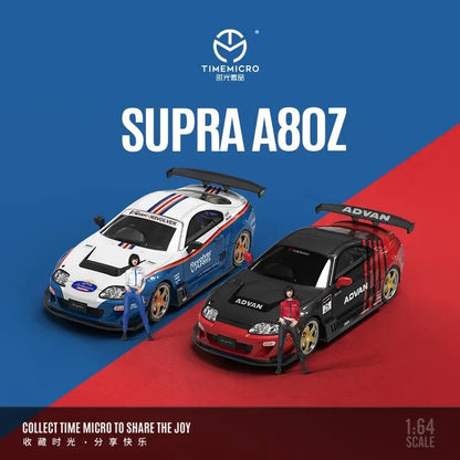 Time Micro 1:64 Toyota Supra A80Z - Advan / Rothman