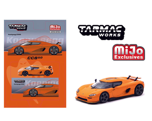 Tarmac 1:64 Koenigsegg CC850 – Orange - Global64 – MiJo Exclusive