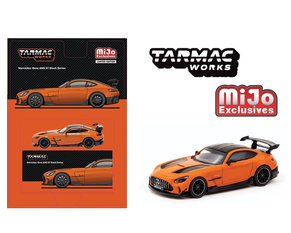 Tarmac Works 1:64 Mercedes-Benz AMG GT Black Series – Orange – Global64 – Mijo Exclusive