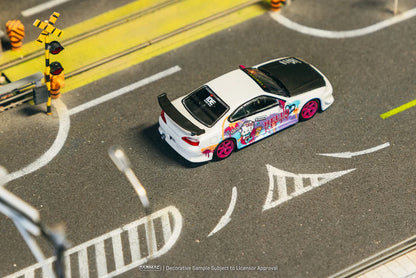 Tarmac Works 1:64 Vertex Nissan Silvia S15 Hello Kitty Drift Car IDE Limited Edition