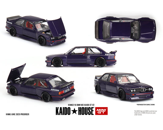 MiniGT x Kaido House 1:64 BMW M3 Kaido GT V2 - Purple