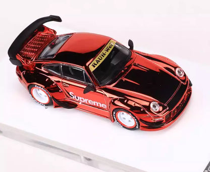 Fast Speed 1:64 Porsche RWB 993 GT Wing - Chrome Red