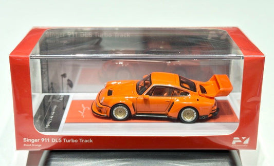 Finclassically 1:64 Porsche Singer DLS Turbo - Orange