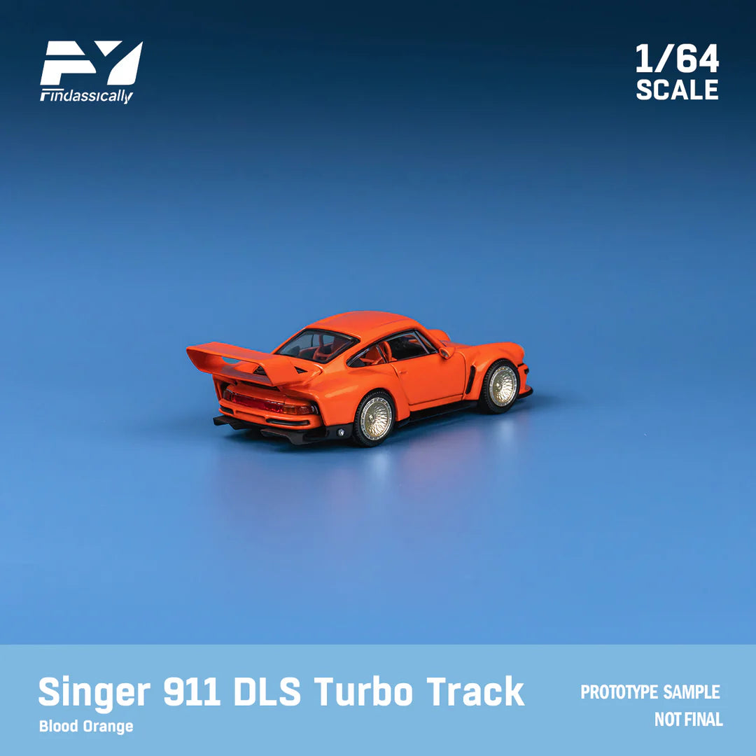 Finclassically 1:64 Porsche Singer DLS Turbo - Orange