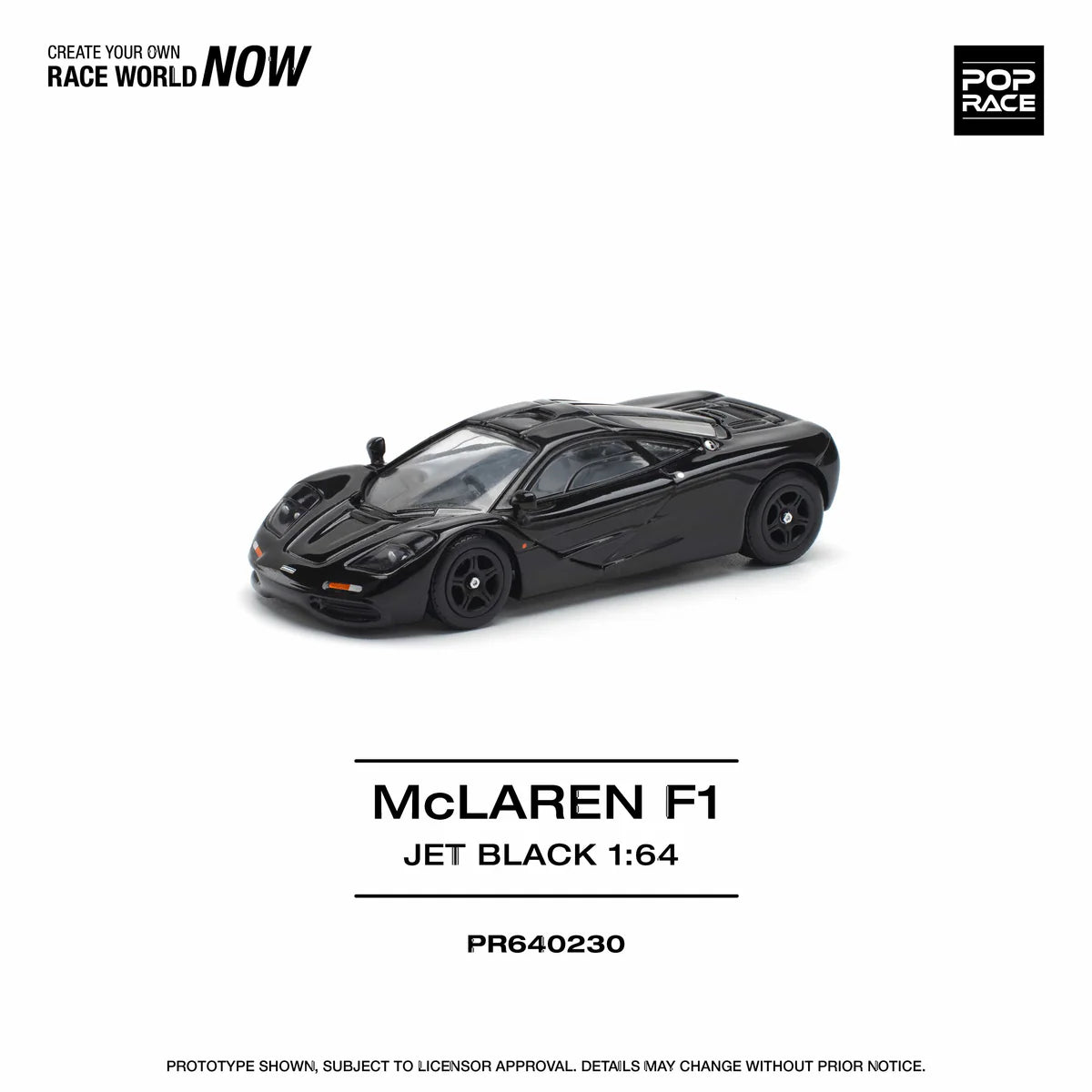 Pop Race 1:64 McLaren F1 - Jet Black